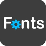 font installer android application logo